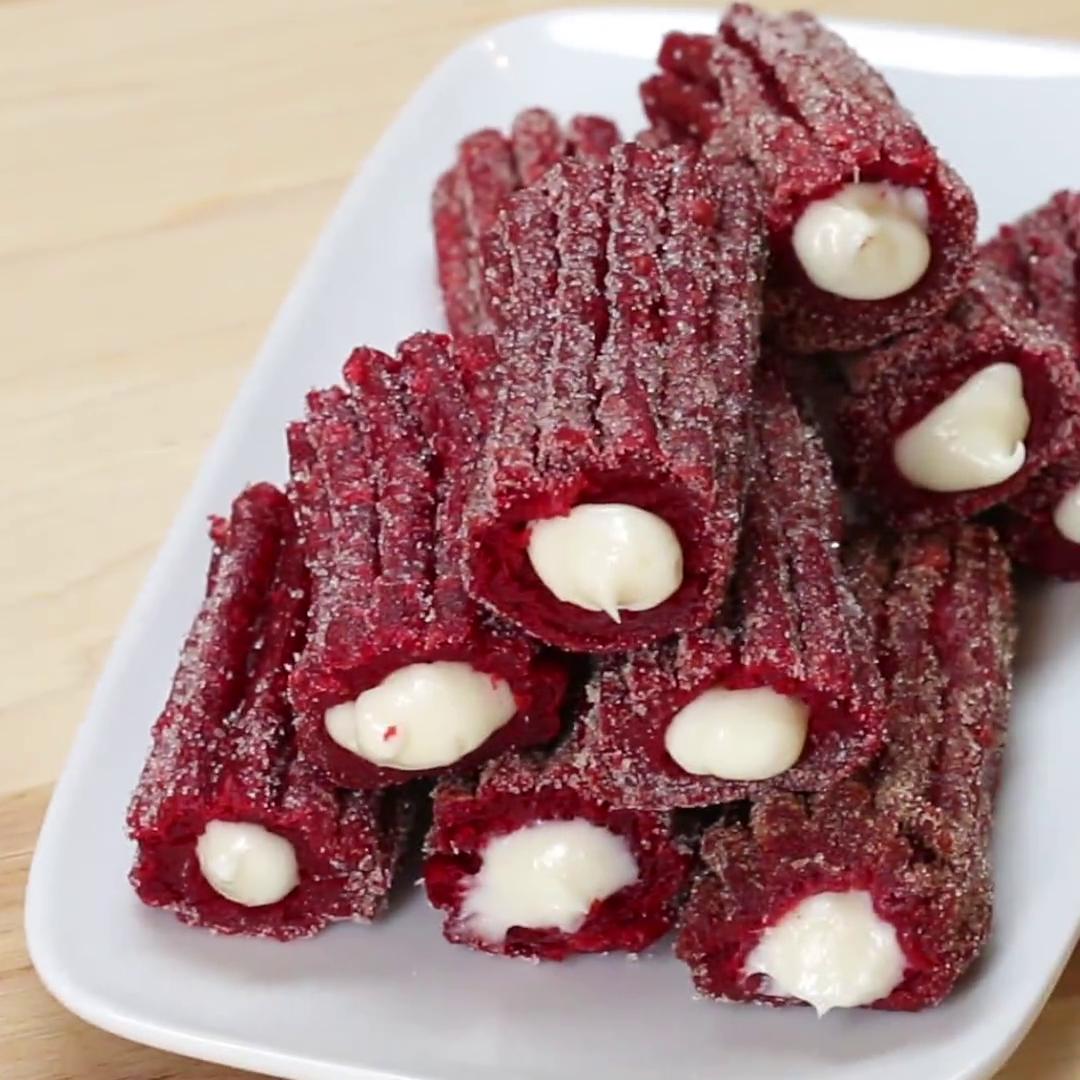 Sweet Red Velvet Churros Recipe: Crispy, Velvety, & Decadent